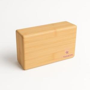 Yogikuti Bamboo Yoga Block - Eco-Friendly Support