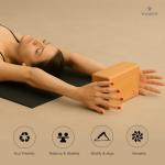 Yogikuti Bamboo Yoga Block - Eco-Friendly Support
