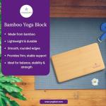 Yogikuti Bamboo Yoga Block - Eco-Friendly Support