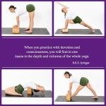 Yogikuti Bamboo Yoga Block - Eco-Friendly Support