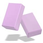 EVA Foam Yoga Blocks 2 Pack - Non-Slip Support