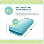 Firm Rectangle Yoga Bolster - Eco-Friendly Support