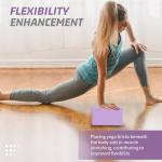 EVA Foam Yoga Blocks 2 Pack - Non-Slip Support