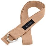 Durable 8' Cotton Yoga Strap with Metal D-Rings