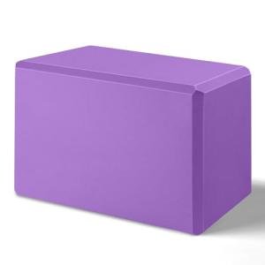 Biguphate Non-Slip Yoga Block - Purple 9x6x4 Inch