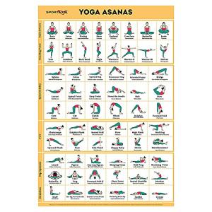 Yoga Poses Poster: 64 Asanas for Full Body Workout