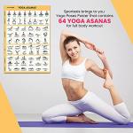 Yoga Poses Poster: 64 Asanas for Full Body Workout