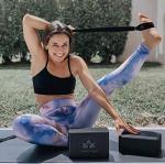 Clever Yoga 8 ft Stretching Strap - Dark Gray