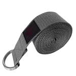 Clever Yoga 8 ft Stretching Strap - Dark Gray