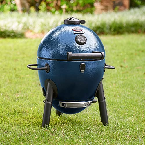 Sapphire Blue Portable Kamado Grill