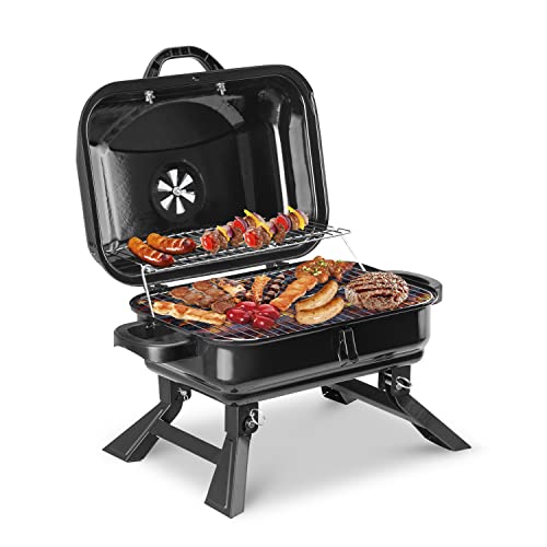 Portable Charcoal BBQ Grill for Outdoor Cooking