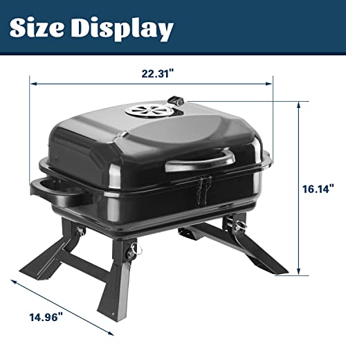 Portable Charcoal BBQ Grill for Outdoor Cooking