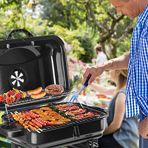 Portable Charcoal BBQ Grill for Outdoor Cooking