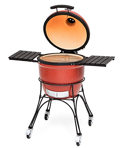 Kamado Joe Classic I Charcoal Grill (Blaze Red)