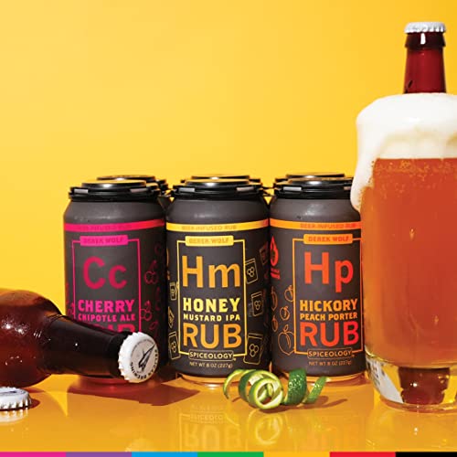 Derek Wolf Beer BBQ Rubs - Set of 6