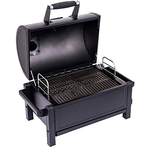 Oklahoma Joe's 19402088 Rambler Portable Charcoal Grill, Black