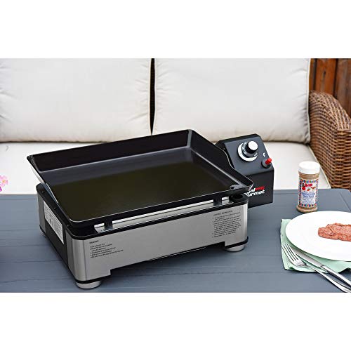 Portable Flat Top Gas Grill for Camping & Tailgating