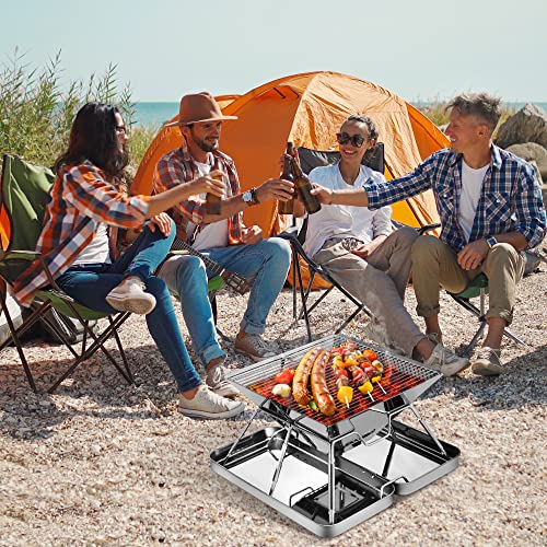Portable Stainless Steel BBQ Grill
