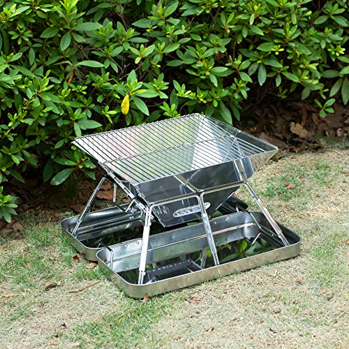 Portable Stainless Steel BBQ Grill