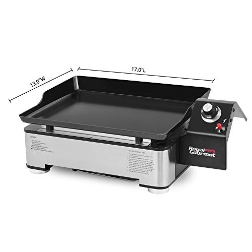 Portable Flat Top Gas Grill for Camping & Tailgating