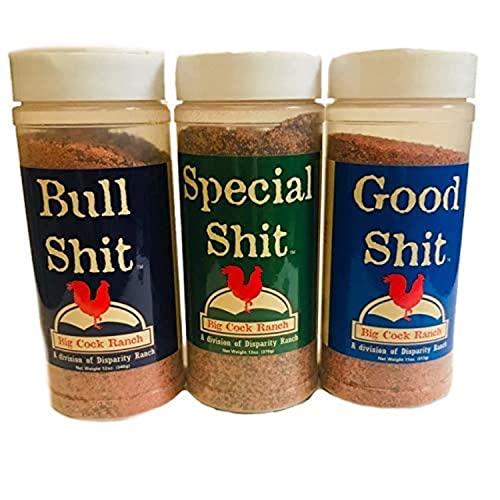 Premium BBQ Seasoning Trio by Big Cock Ranch