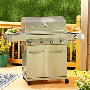 Monument 4-Burner Stainless Steel Gas Grill