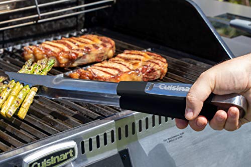 Cuisinart CGS-233BK 3-Piece Grilling Tool Set, Black