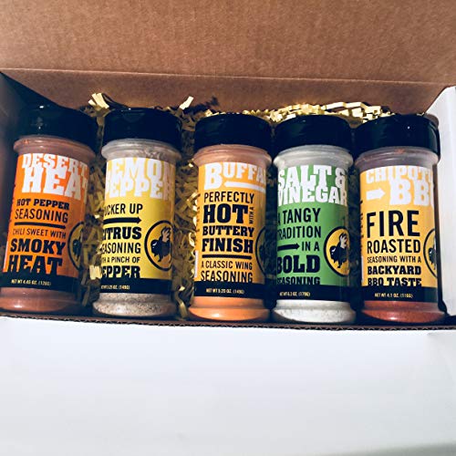 Buffalo Wild Wings 5 Flavor Dry Seasoning Gift Pack