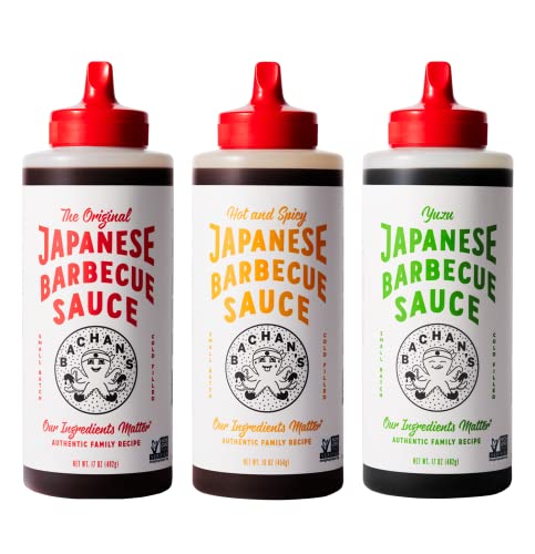 Bachan's Japanese BBQ Sauce Trio, Non GMO, Vegan