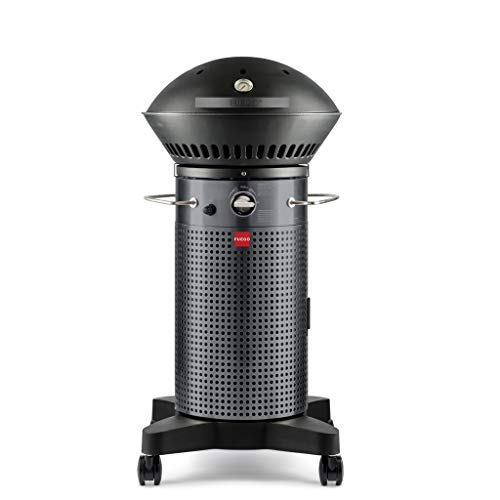 Fuego Hinged Gas Grill, Dark Gray