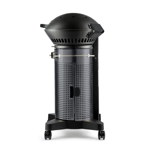 Fuego Hinged Gas Grill, Dark Gray