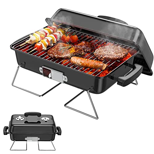 Portable Stainless Steel Charcoal BBQ Grill