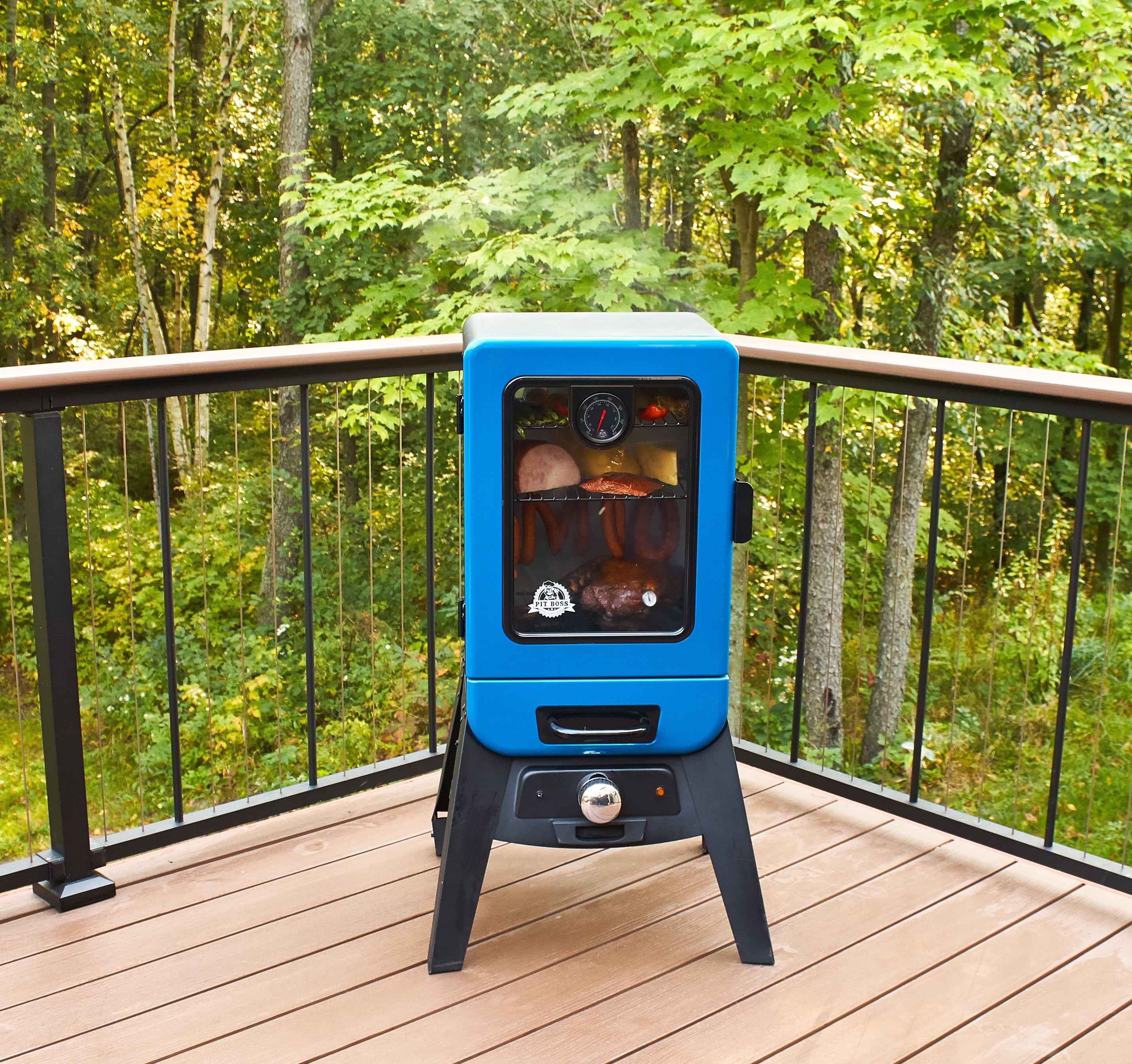 Blazing Electric Wood Chip Smoker with Window