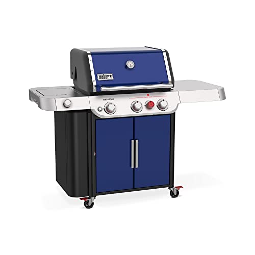 Weber E-335 Gas Grill, Deep Ocean Blue