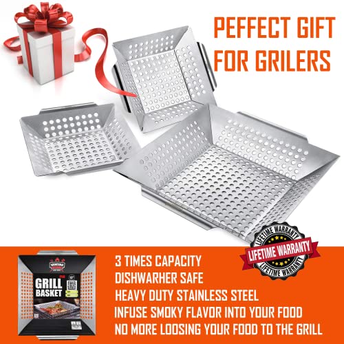 Grill Baskets for Veggies & Accessories