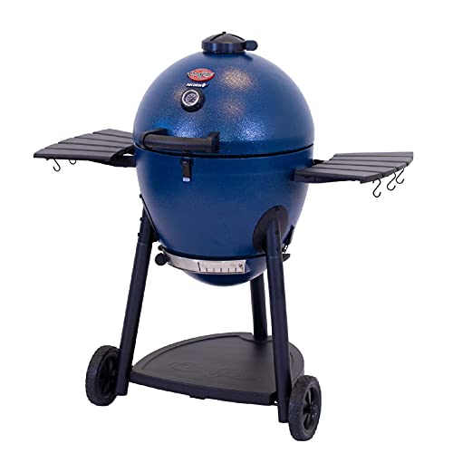 Blue Kamado Charcoal Grill & Smoker