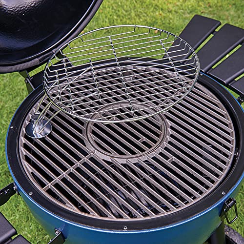Blue Kamado Charcoal Grill & Smoker
