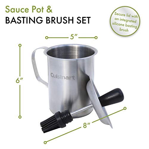 Cuisinart CBP-116 Sauce Pot and Basting Brush Set