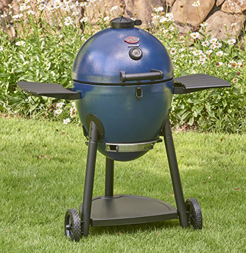 Blue Kamado Charcoal Grill & Smoker