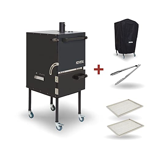 Keveri Grills H1 Stainless Steel Charcoal Smoker
