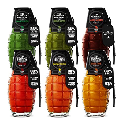 General's Hot Sauce Variety Pack - 6 Flavors
