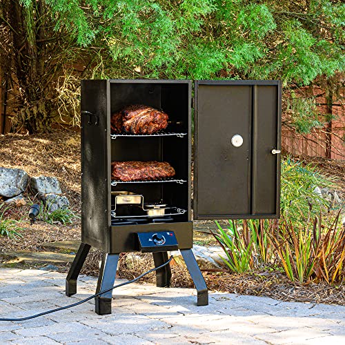Masterbuilt Analog Electric Smoker with 2 Racks, 30" Black