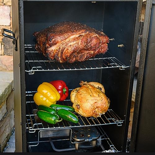 Masterbuilt Analog Electric Smoker with 2 Racks, 30" Black