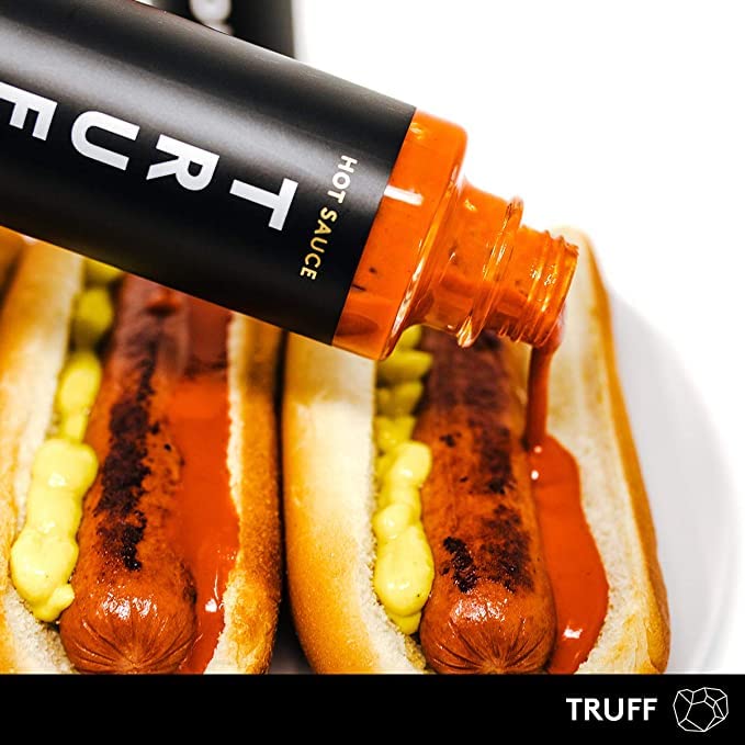 TRUFF Original Black Truffle Hot Sauce, Gourmet Hot Sauce with Ripe Chili Peppers, Black Truffle Oil, Agave Nectar, Unique Flavor Experience in a Bottle, 6 oz.
