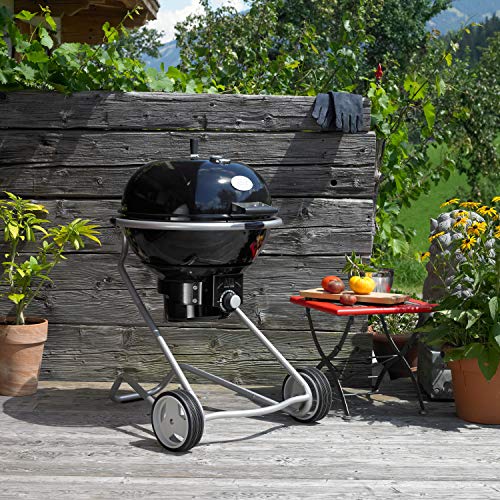 Premium Charcoal Kettle Grill, 24-inch Black
