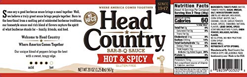 Hot & Spicy BBQ Sauce: Head Country