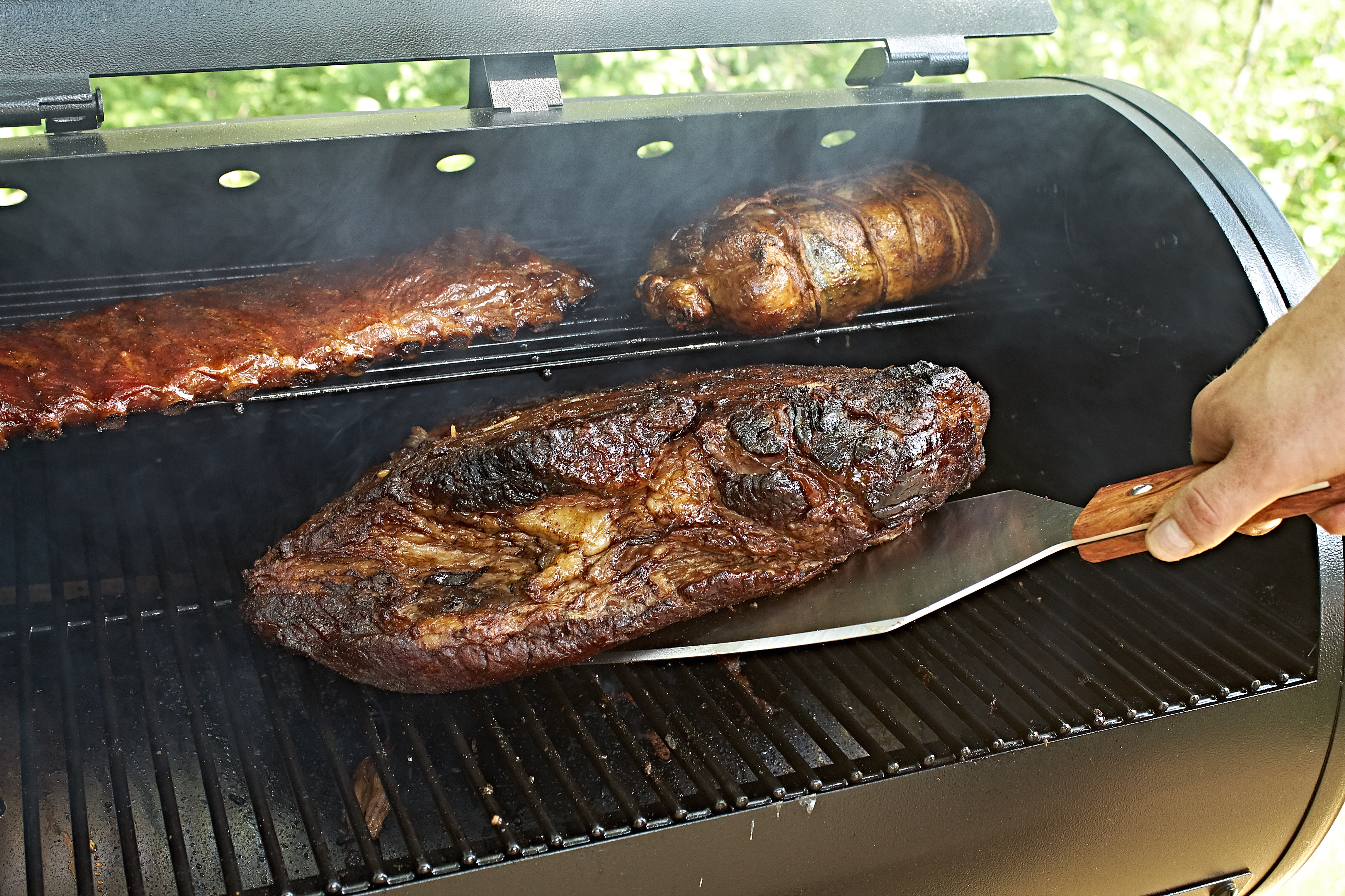 Wood Fired Pellet Grill with Flame Broiler