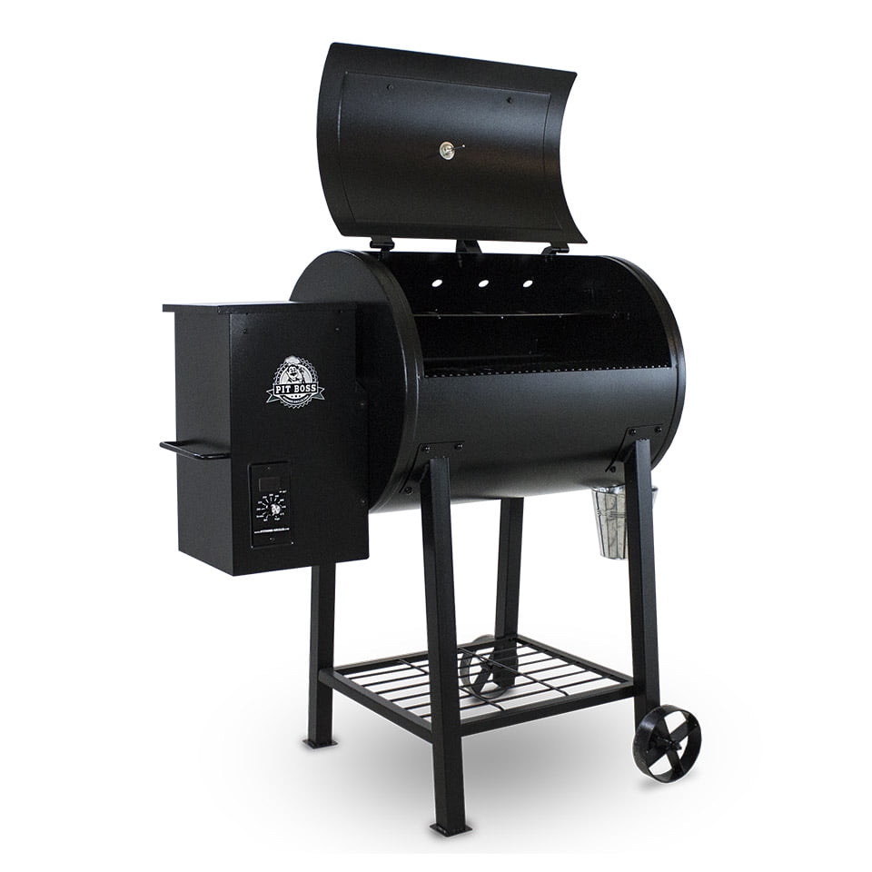 Wood Fired Pellet Grill with Flame Broiler