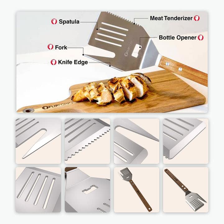 5-in-1 FlipFork Boss BBQ Tool Set