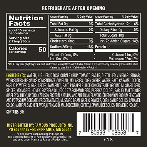 Famous Dave's BBQ Variety Pack, 3 Flavors